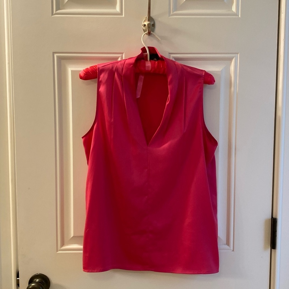 Ann Taylor pullover pink blouse